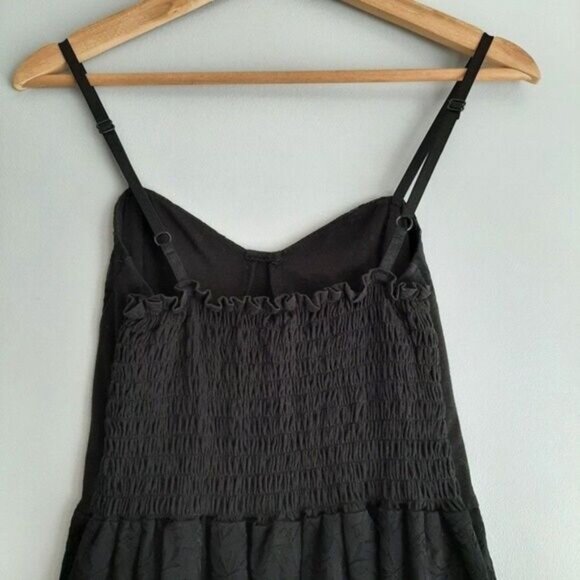URBAN RENEWAL Vintage Fabric Floral Lace Mini Cami Dress Sz M - Picture 8 of 12